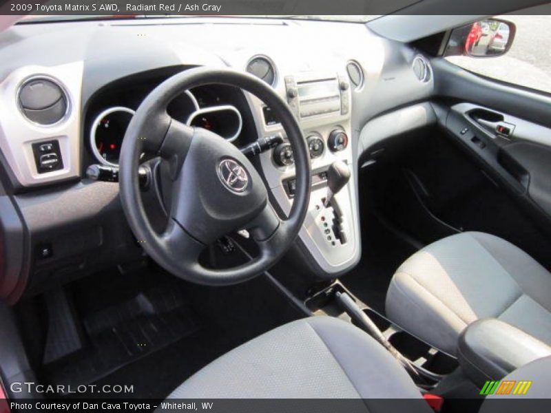 Radiant Red / Ash Gray 2009 Toyota Matrix S AWD