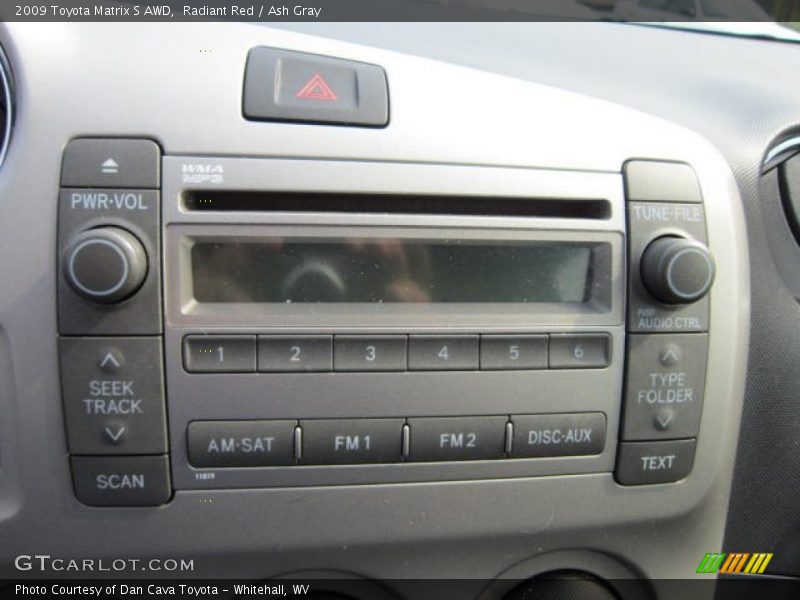 Radiant Red / Ash Gray 2009 Toyota Matrix S AWD