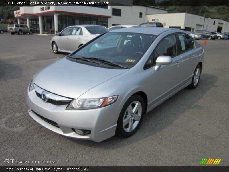 Alabaster Silver Metallic / Black 2011 Honda Civic LX-S Sedan