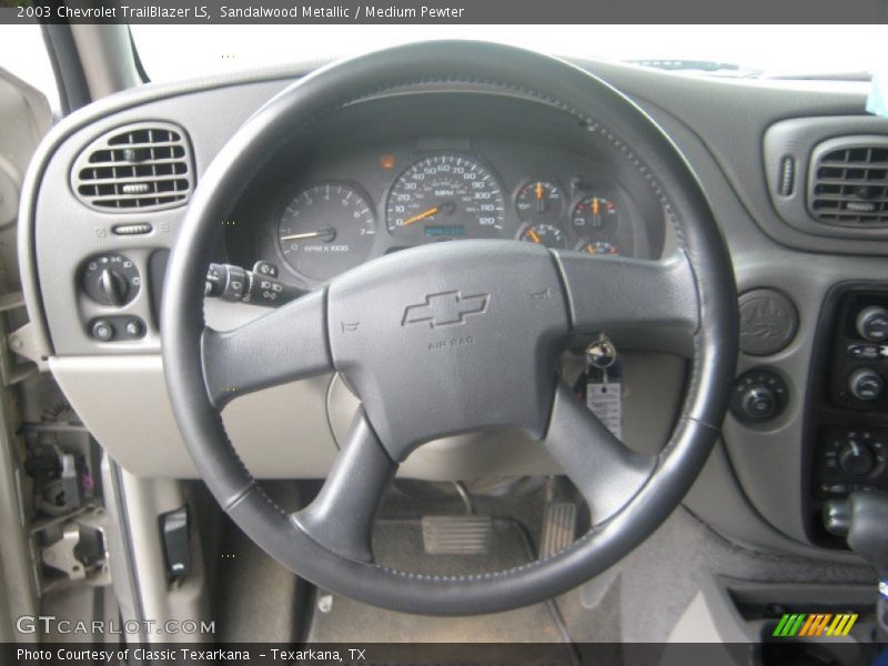 Sandalwood Metallic / Medium Pewter 2003 Chevrolet TrailBlazer LS