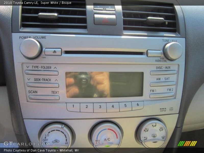 Super White / Bisque 2010 Toyota Camry LE