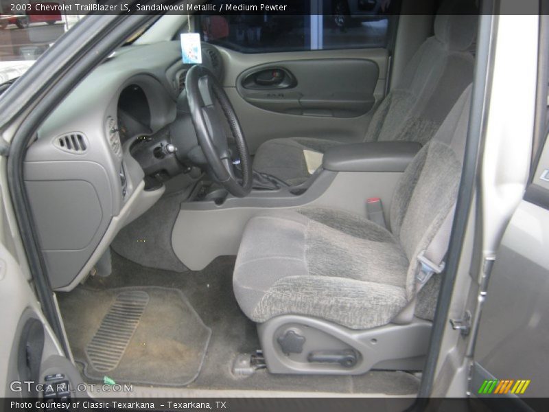 Sandalwood Metallic / Medium Pewter 2003 Chevrolet TrailBlazer LS