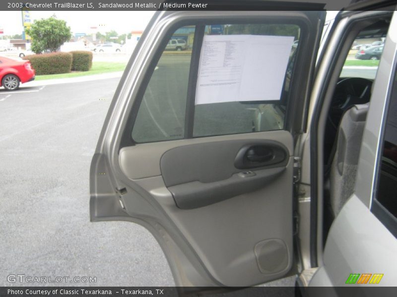 Sandalwood Metallic / Medium Pewter 2003 Chevrolet TrailBlazer LS