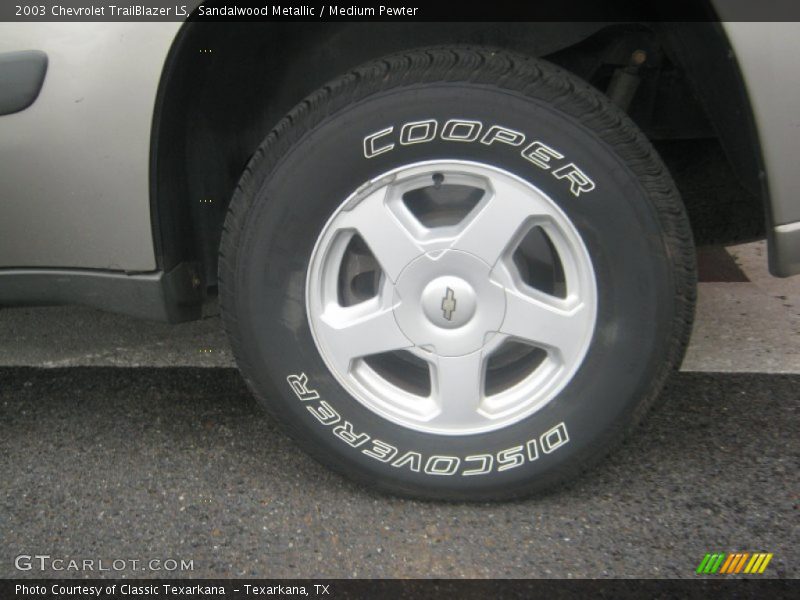 Sandalwood Metallic / Medium Pewter 2003 Chevrolet TrailBlazer LS