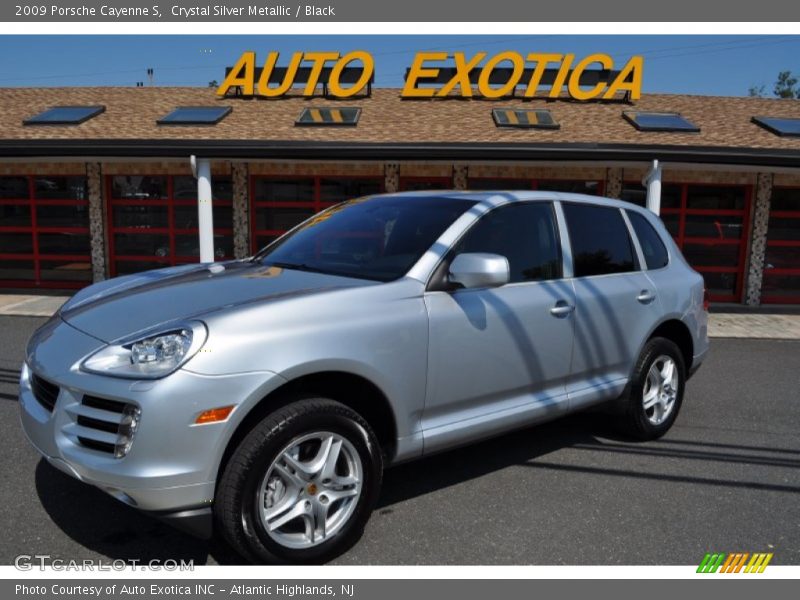 Crystal Silver Metallic / Black 2009 Porsche Cayenne S