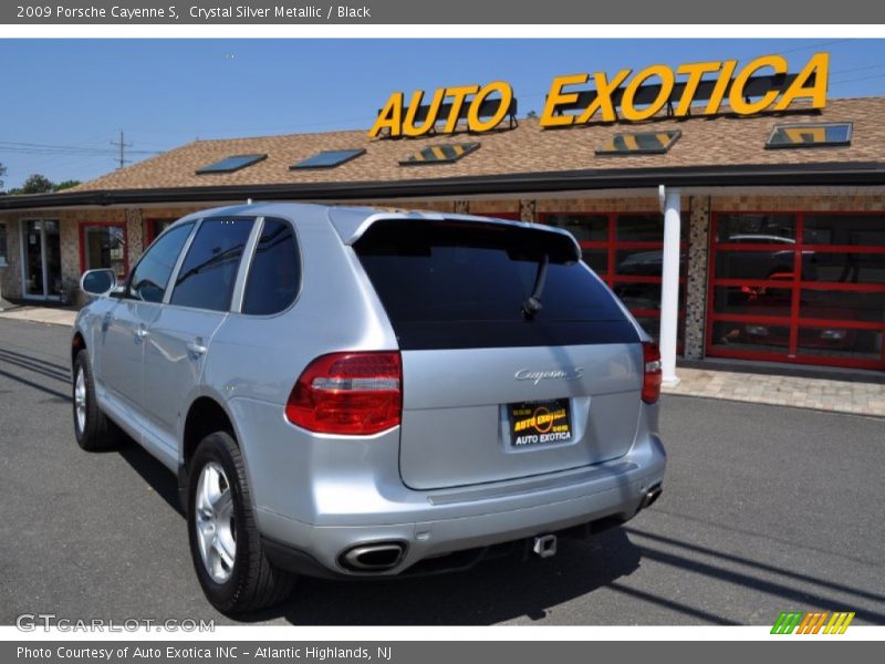 Crystal Silver Metallic / Black 2009 Porsche Cayenne S