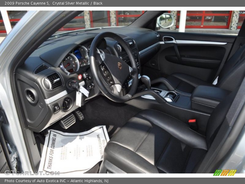 Crystal Silver Metallic / Black 2009 Porsche Cayenne S