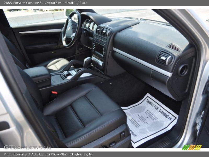 Crystal Silver Metallic / Black 2009 Porsche Cayenne S