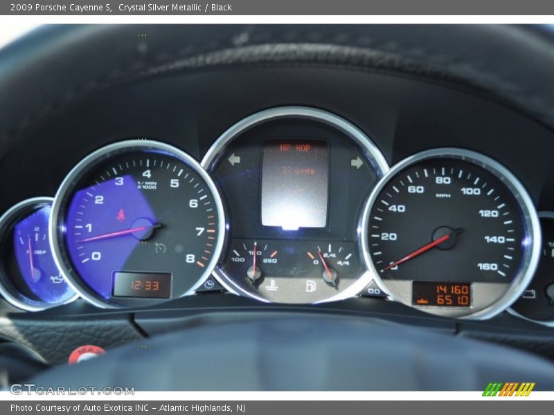 Crystal Silver Metallic / Black 2009 Porsche Cayenne S