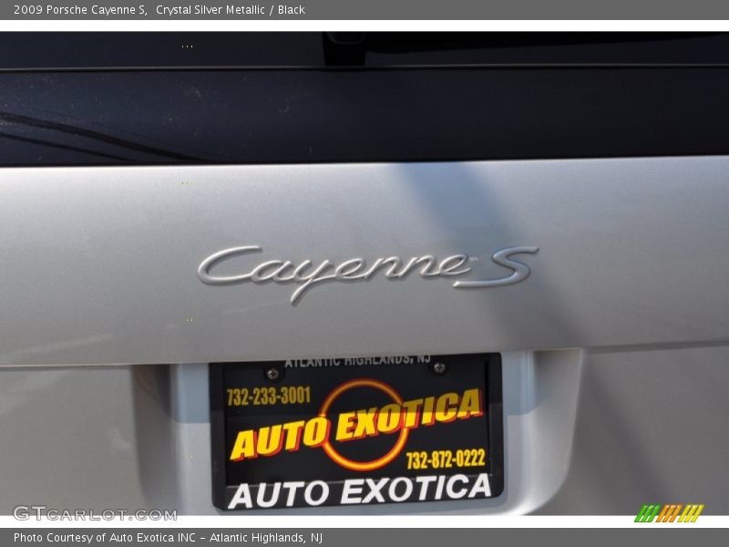 Crystal Silver Metallic / Black 2009 Porsche Cayenne S