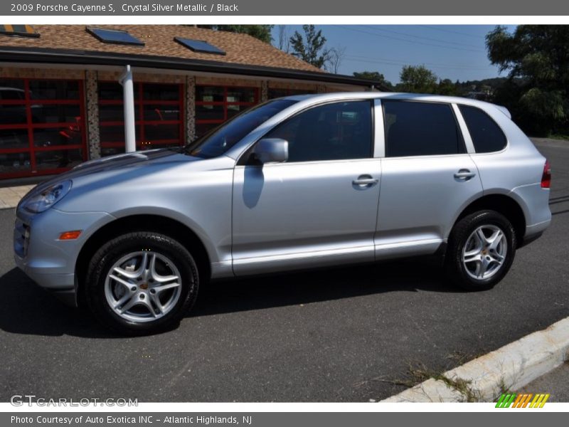 Crystal Silver Metallic / Black 2009 Porsche Cayenne S