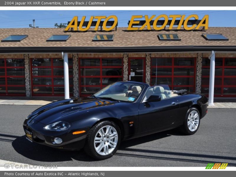 Ebony Black / Cashmere 2004 Jaguar XK XKR Convertible
