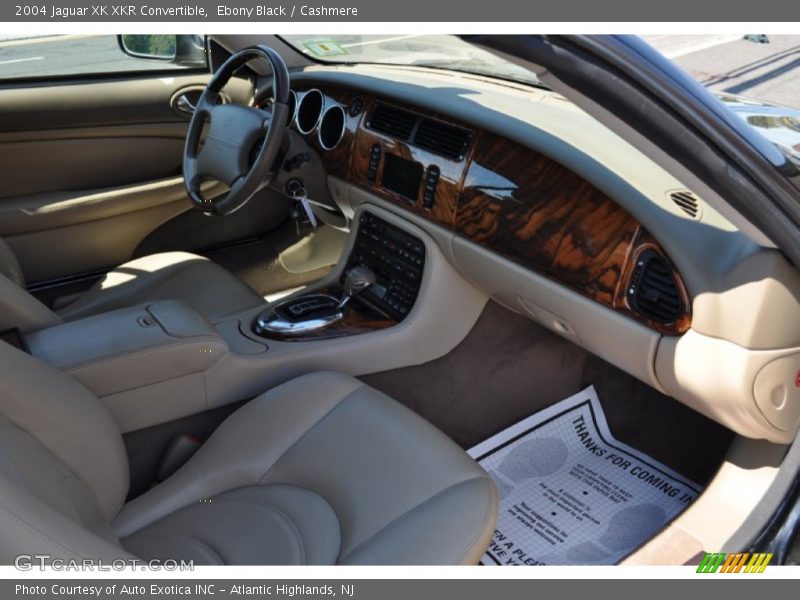 Ebony Black / Cashmere 2004 Jaguar XK XKR Convertible