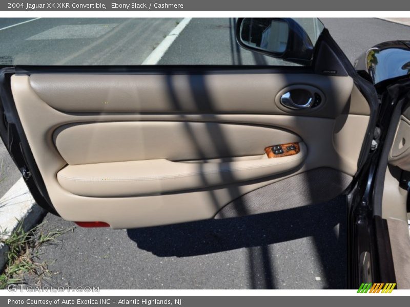 Ebony Black / Cashmere 2004 Jaguar XK XKR Convertible