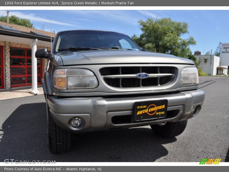 Spruce Green Metallic / Medium Prairie Tan 1999 Ford Explorer Limited 4x4