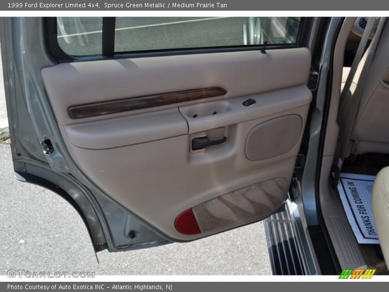 Spruce Green Metallic / Medium Prairie Tan 1999 Ford Explorer Limited 4x4