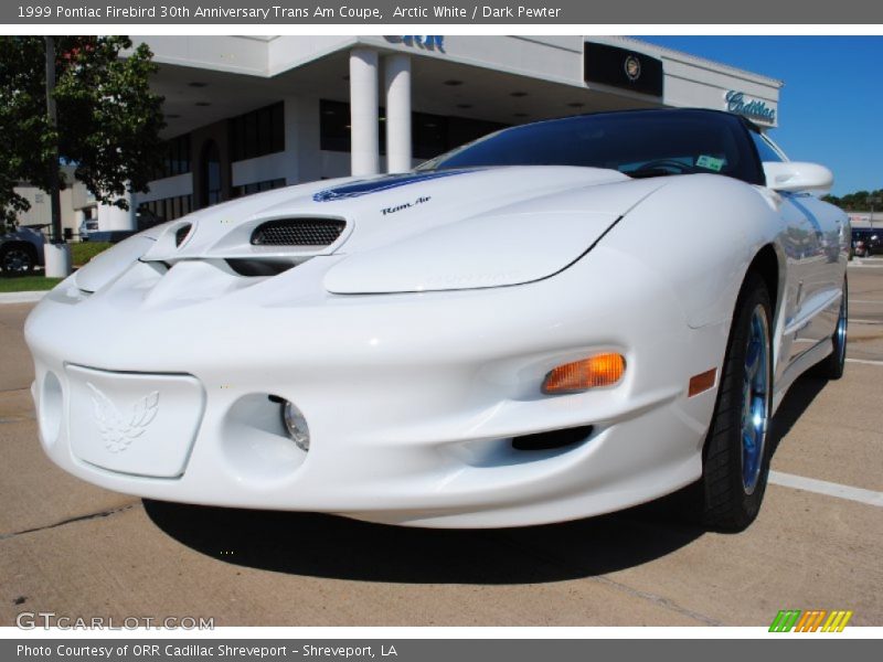 Arctic White / Dark Pewter 1999 Pontiac Firebird 30th Anniversary Trans Am Coupe