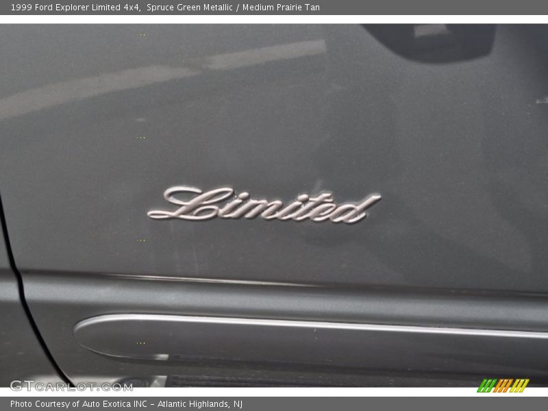 Spruce Green Metallic / Medium Prairie Tan 1999 Ford Explorer Limited 4x4