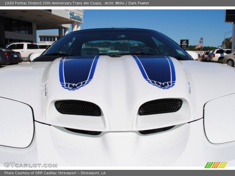 Arctic White / Dark Pewter 1999 Pontiac Firebird 30th Anniversary Trans Am Coupe
