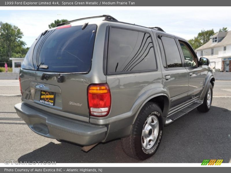 Spruce Green Metallic / Medium Prairie Tan 1999 Ford Explorer Limited 4x4