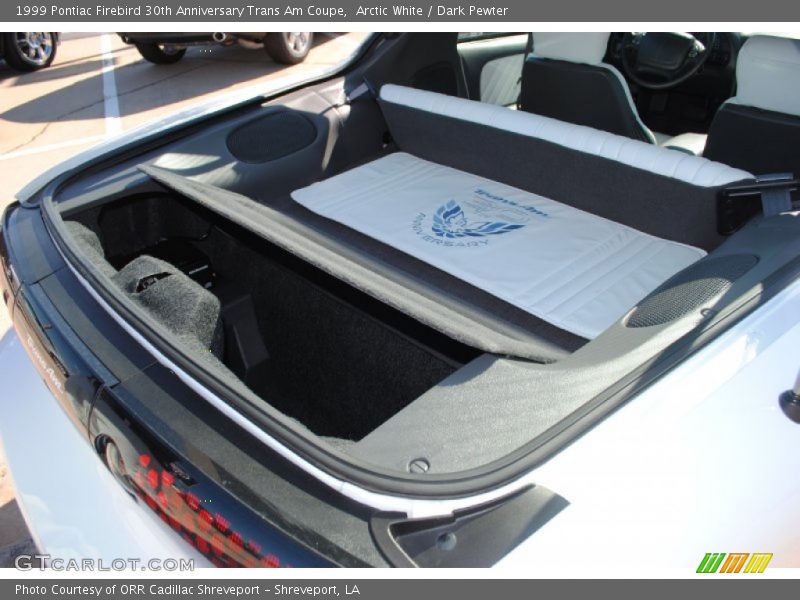 Arctic White / Dark Pewter 1999 Pontiac Firebird 30th Anniversary Trans Am Coupe