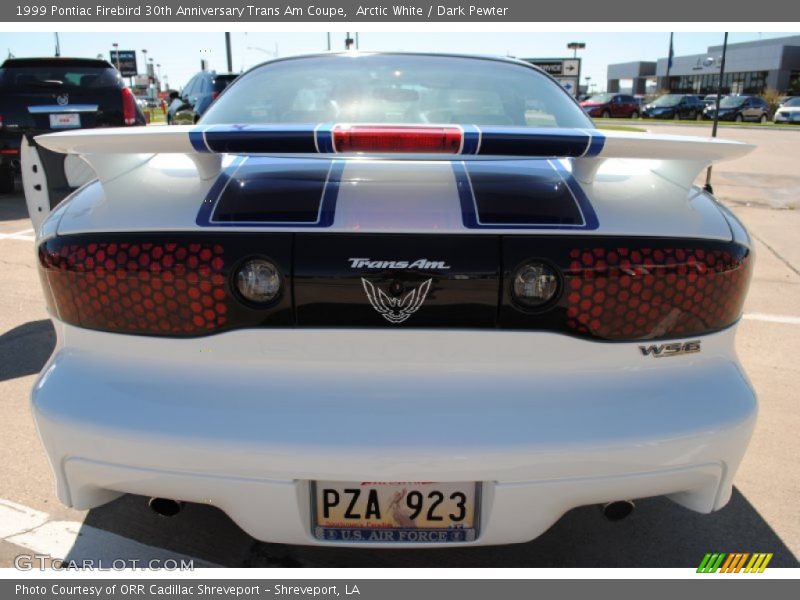 Arctic White / Dark Pewter 1999 Pontiac Firebird 30th Anniversary Trans Am Coupe