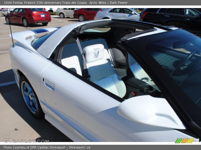 Arctic White / Dark Pewter 1999 Pontiac Firebird 30th Anniversary Trans Am Coupe