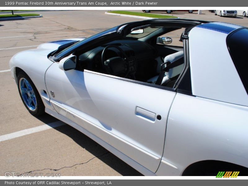 Arctic White / Dark Pewter 1999 Pontiac Firebird 30th Anniversary Trans Am Coupe