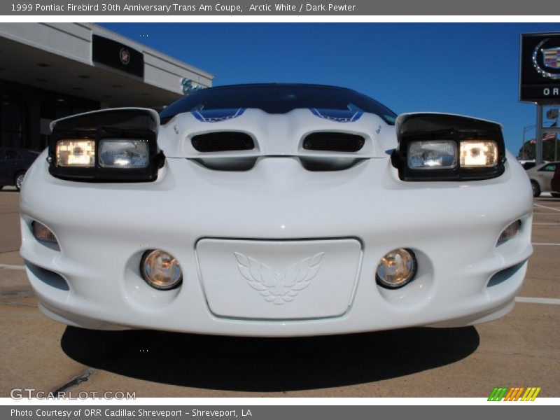 Arctic White / Dark Pewter 1999 Pontiac Firebird 30th Anniversary Trans Am Coupe