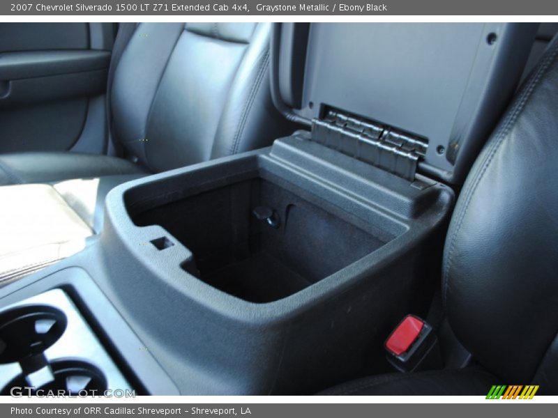 Graystone Metallic / Ebony Black 2007 Chevrolet Silverado 1500 LT Z71 Extended Cab 4x4