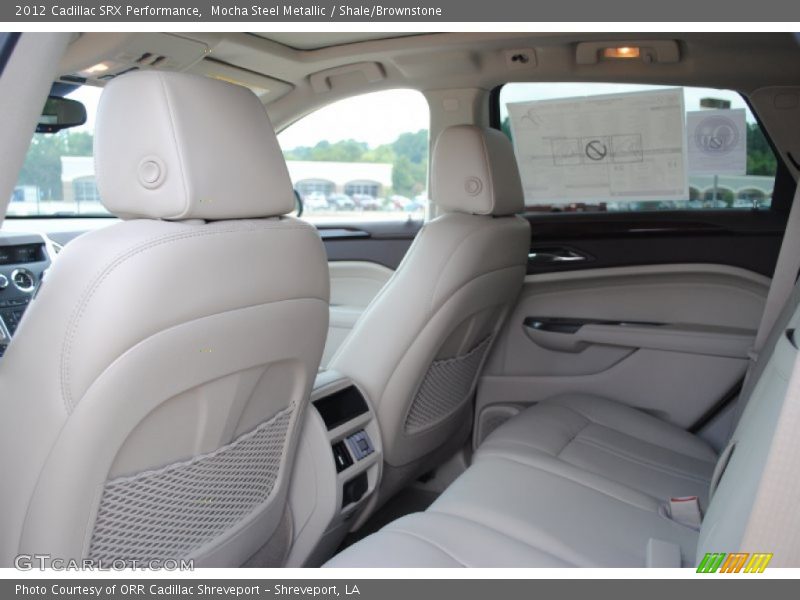  2012 SRX Performance Shale/Brownstone Interior