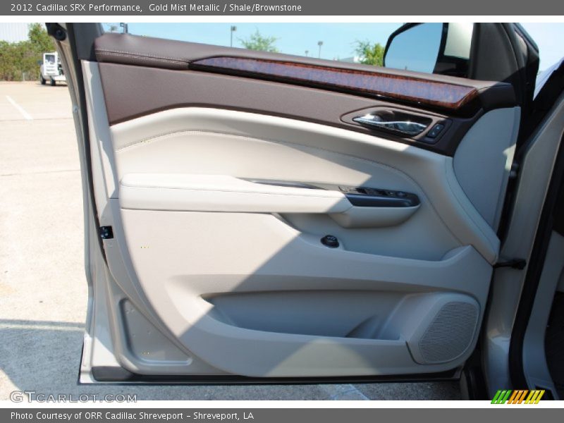 Gold Mist Metallic / Shale/Brownstone 2012 Cadillac SRX Performance