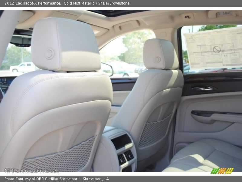Gold Mist Metallic / Shale/Brownstone 2012 Cadillac SRX Performance