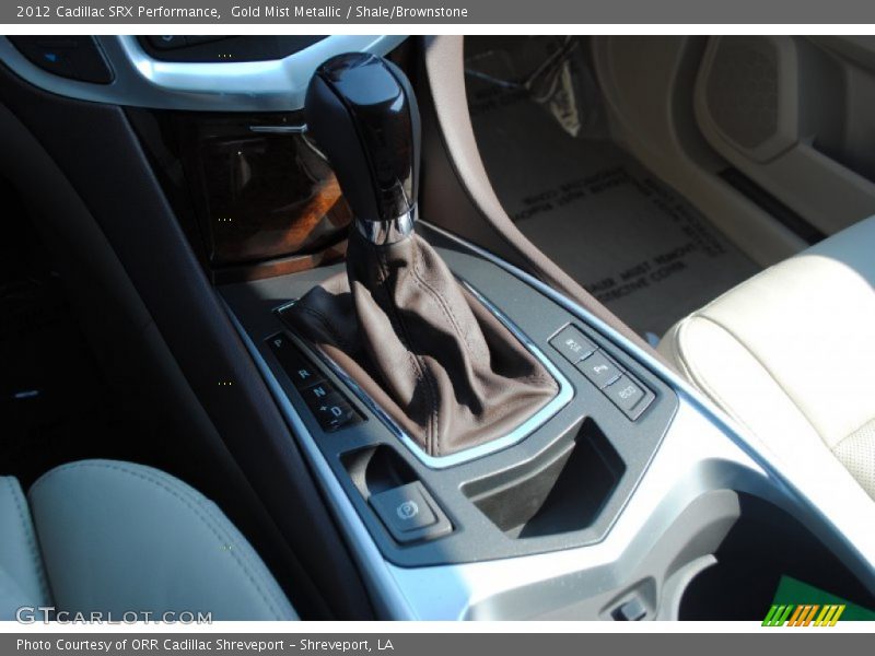 Gold Mist Metallic / Shale/Brownstone 2012 Cadillac SRX Performance