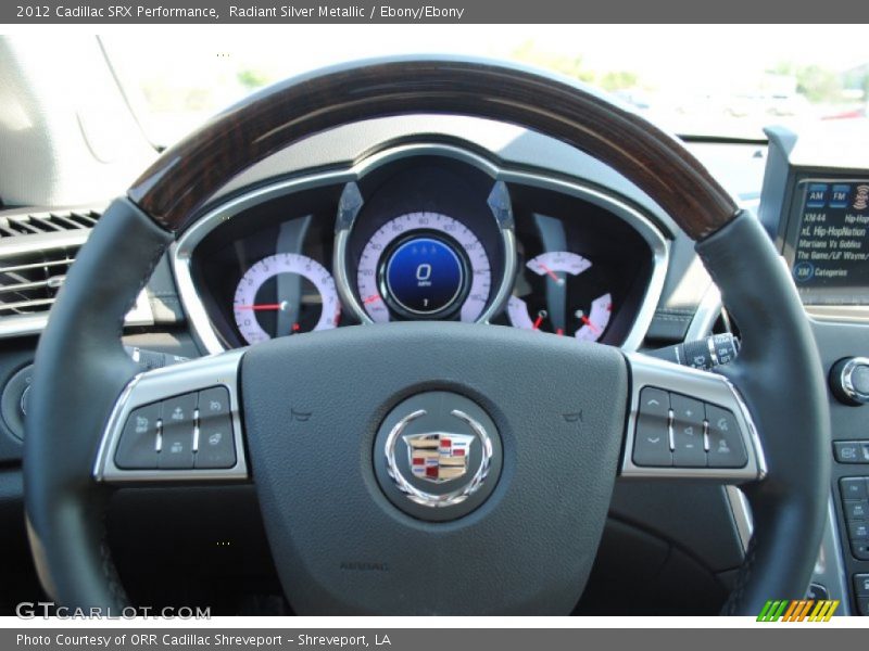 Radiant Silver Metallic / Ebony/Ebony 2012 Cadillac SRX Performance