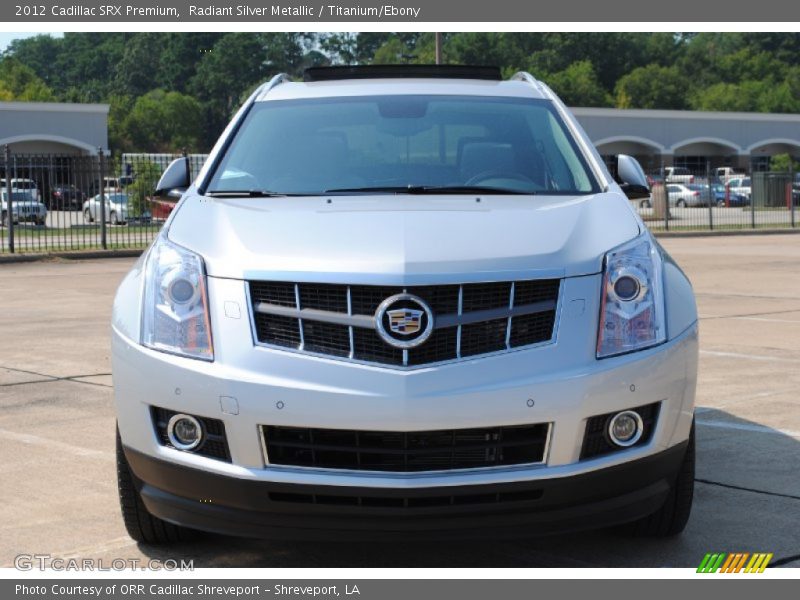 Radiant Silver Metallic / Titanium/Ebony 2012 Cadillac SRX Premium