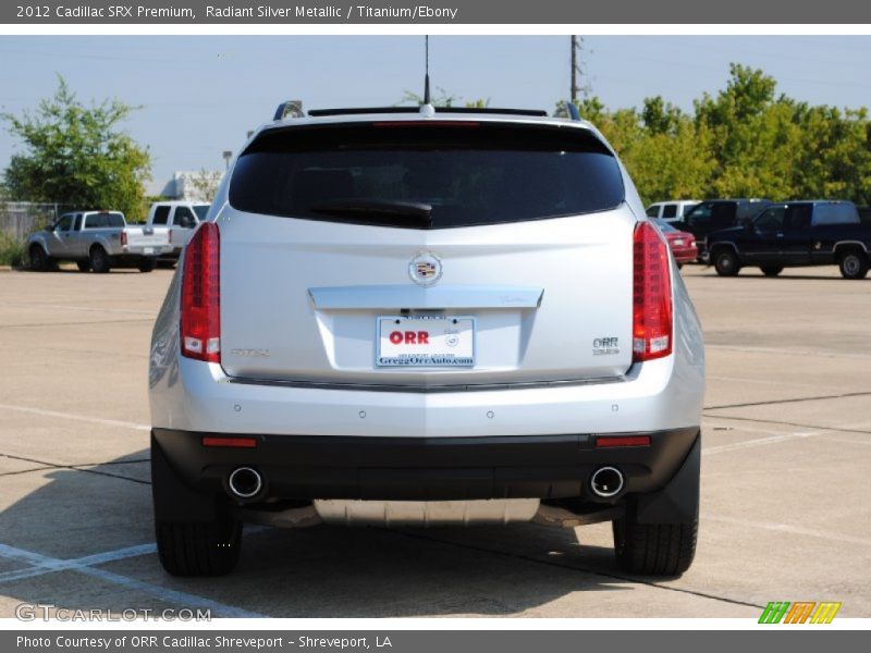 Radiant Silver Metallic / Titanium/Ebony 2012 Cadillac SRX Premium