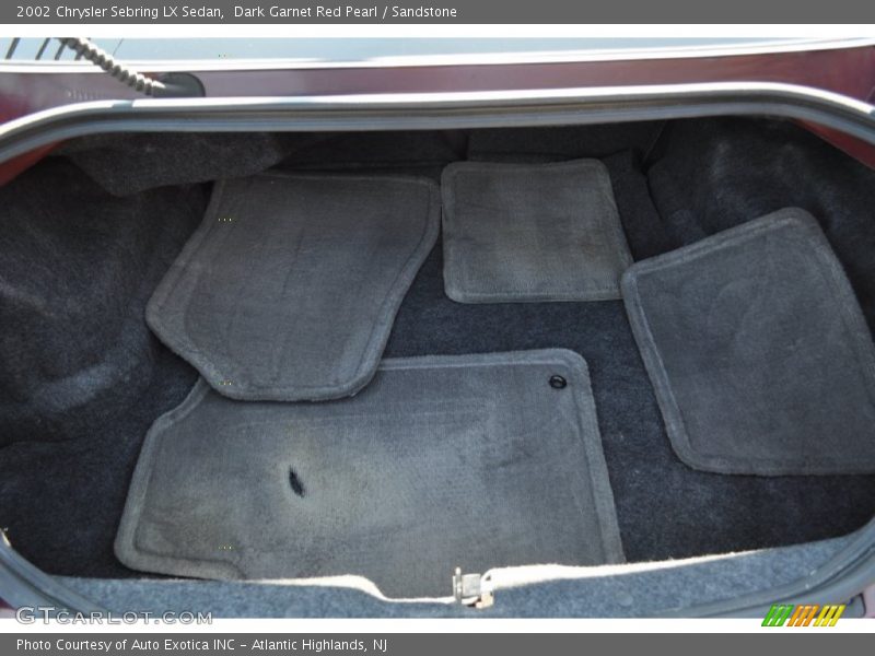  2002 Sebring LX Sedan Trunk