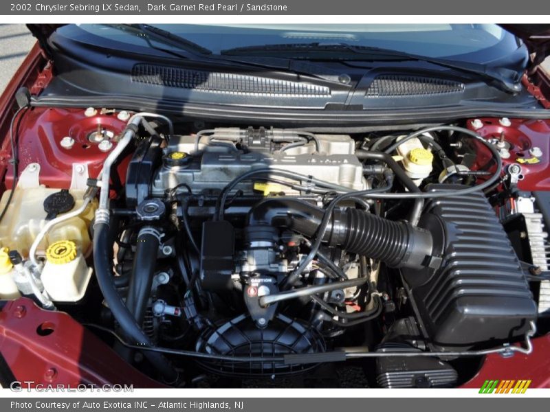  2002 Sebring LX Sedan Engine - 2.4 Liter DOHC 16-Valve 4 Cylinder