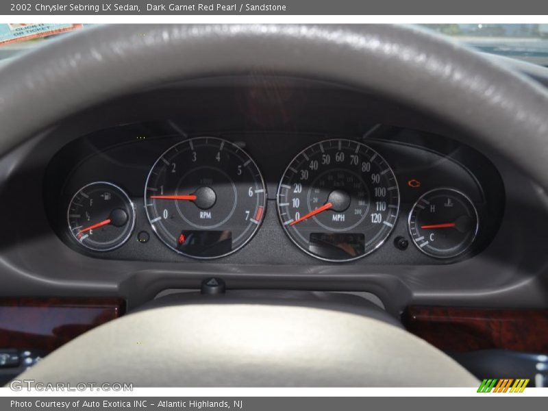  2002 Sebring LX Sedan LX Sedan Gauges