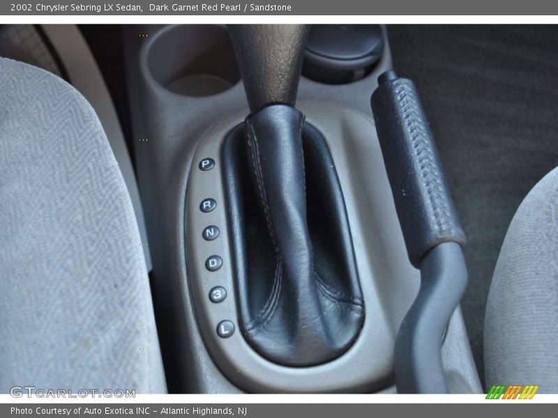 Dark Garnet Red Pearl / Sandstone 2002 Chrysler Sebring LX Sedan