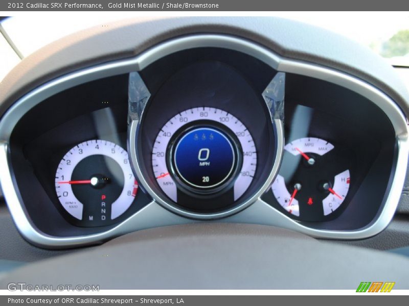 Gold Mist Metallic / Shale/Brownstone 2012 Cadillac SRX Performance