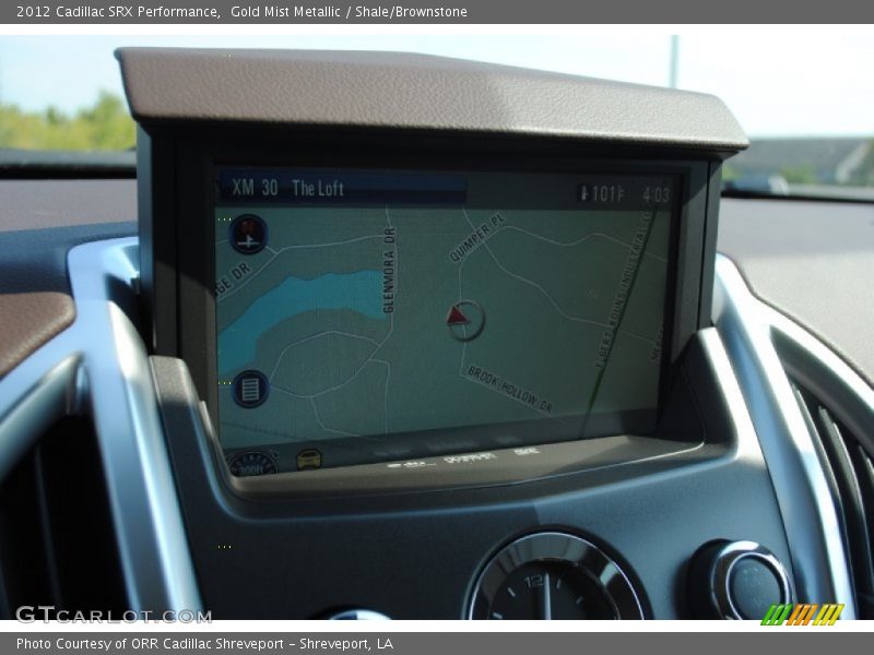 Gold Mist Metallic / Shale/Brownstone 2012 Cadillac SRX Performance