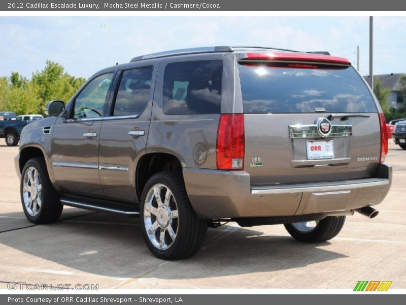 Mocha Steel Metallic / Cashmere/Cocoa 2012 Cadillac Escalade Luxury