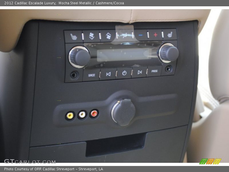 Controls of 2012 Escalade Luxury