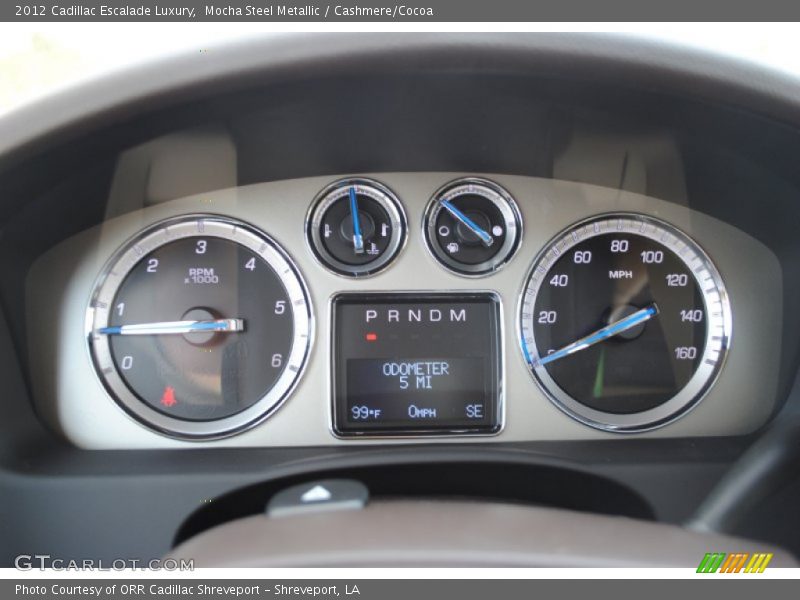  2012 Escalade Luxury Luxury Gauges