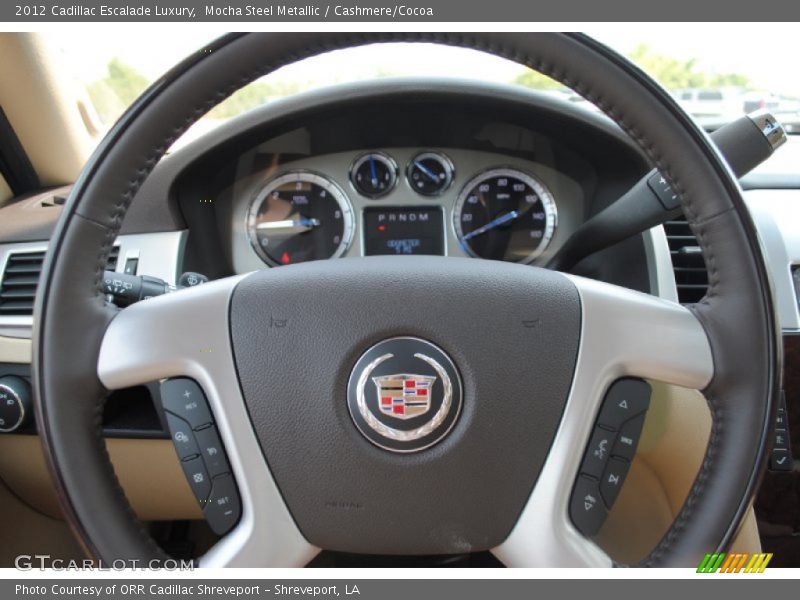 Mocha Steel Metallic / Cashmere/Cocoa 2012 Cadillac Escalade Luxury