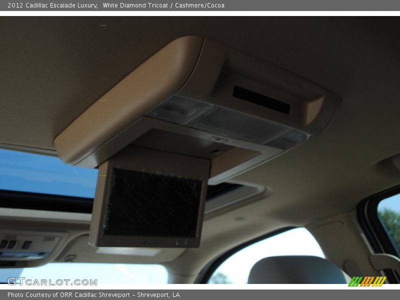 White Diamond Tricoat / Cashmere/Cocoa 2012 Cadillac Escalade Luxury