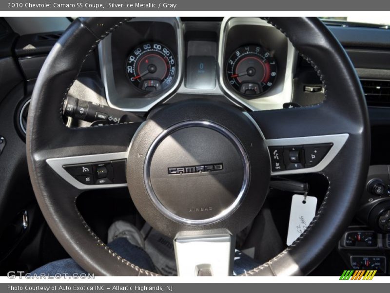 Silver Ice Metallic / Gray 2010 Chevrolet Camaro SS Coupe