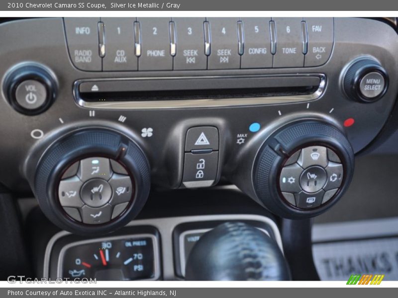 Controls of 2010 Camaro SS Coupe